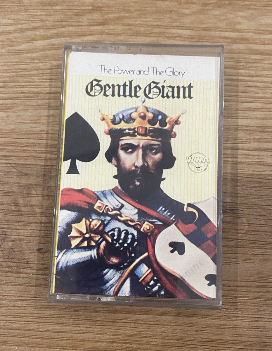 GENTLE GIANT The Power And The Glory CASSETTE Tape WWA UK RARE