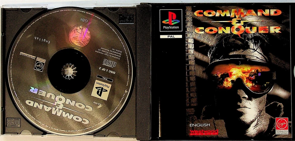 COMMAND AND CONQUER - Original PS1 Playstation Spiel komplett PAL 2-Disc Booklet - Bild 2 von 4