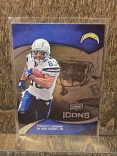 2009 Upper Deck Icons Silver Board /125 Vincent Jackson #71 Chargers