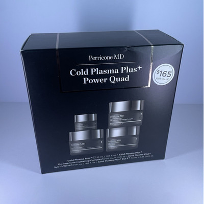 Perricone MD Cold Plasma Plus+ Power Quad Skincare Set   New In Box