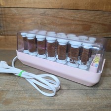 Clairol Velvet Hot Rollers Hair Setter KF-20-1 with 28 clips