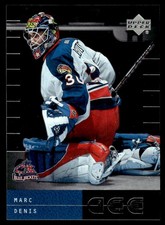 2000-01 Upper Deck Ice Marc Denis Columbus Blue Jackets #68