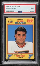 1990-91 Kodak St Louis Blues Adam Oates #12 PSA 9 MINT HOF 0mf6