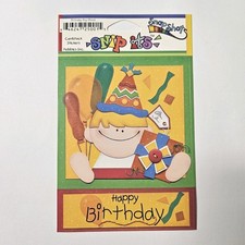 Pebbles Birthday Boy-Blonde Cardstock Stickers Yellow Hair Balloons Party Gifts
