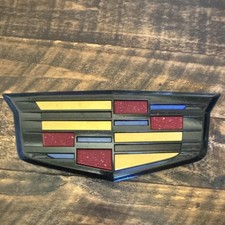 2015-2020 Escalade Front Emblem Black Used