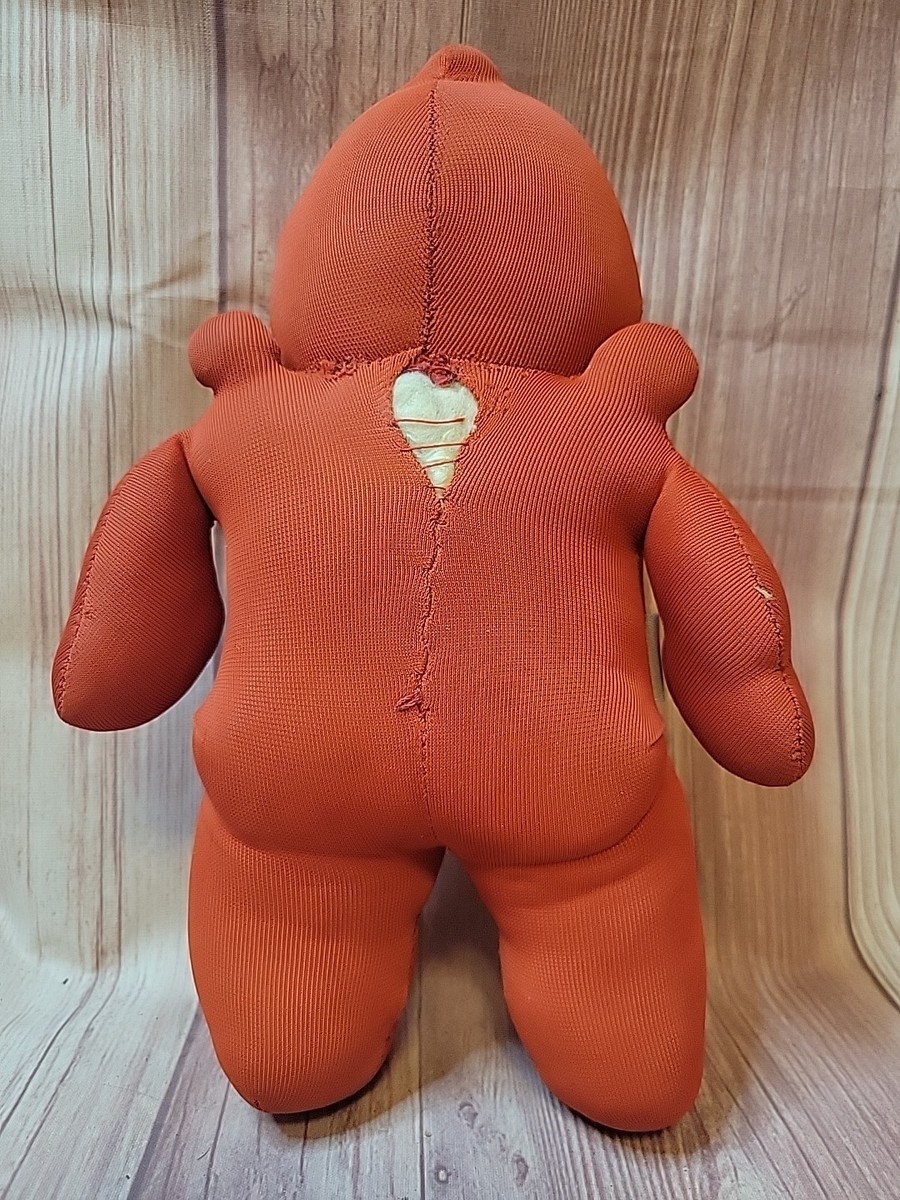 Antique Vintage Cuddle Kuddle Kewpie Cloth Doll Plush Red Rose O