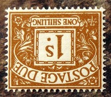 GB 1960 Postage Due 1/-Sideways Inverted/WMK Mounted Mint CV &pound;85 GX421