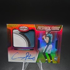 2022 Panini Certified - Mirror Signatures Carson Strong #204 /25 (AU, MEM, RC)