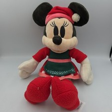  Minnie Mouse Elf Plush 2024 Walt Disney World Parks Christmas Holiday Toy 14"