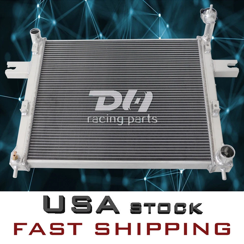 3 ряда алюминиевых радиаторов для 2005-2010 08 07 Jeep Grand Cherokee/Commander CC2839 - Изображение 3 из 4