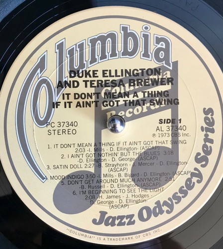 Duke Ellington & Teresa Brewer - It Don't Mean A Thing If It Ain't Got That Swin - Picture 3 of 4