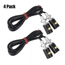 4 License Plate Light Tag Screw Bolt Lamp 12v White Led Bulb For Car Motorcycle 4 License Plate Light Tag Screw Bolt Lamp 12v White Led Bulb For Car Motorcycle