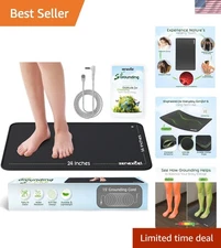 Eco-Friendly Grounding Mat for Feet - 24"x16" with 15ft Cord for Wellness