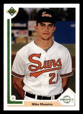 1991 Upper Deck Mike Mussina #65 Baltimore Orioles ROOKIE CARD HOF HIGH GRADE. rookie card picture