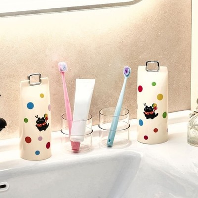 Space Saving Design Toothbrush Rinse Cup For Backpacking Gym Business Trip