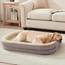 Orthopedic Dog Bed for Medium Dogs Breeds, High Density Egg Crate Fo