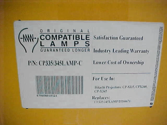 Hitachi Projector Compatible Photo Lamp; CP-S335, CPX340, or CP-X345 - Image 3 of 4