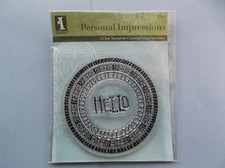 INKADINKADO RUBBER STAMPS CLEAR HELLO DOODLE FRAME STAMP SET