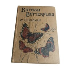 British Butterflies Coleman 1895 Hardback Book