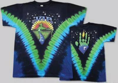 Grateful Dead Jerry Garcia tie dye shirt - Jerry Garcia Mountain Cat -Cats Jerry