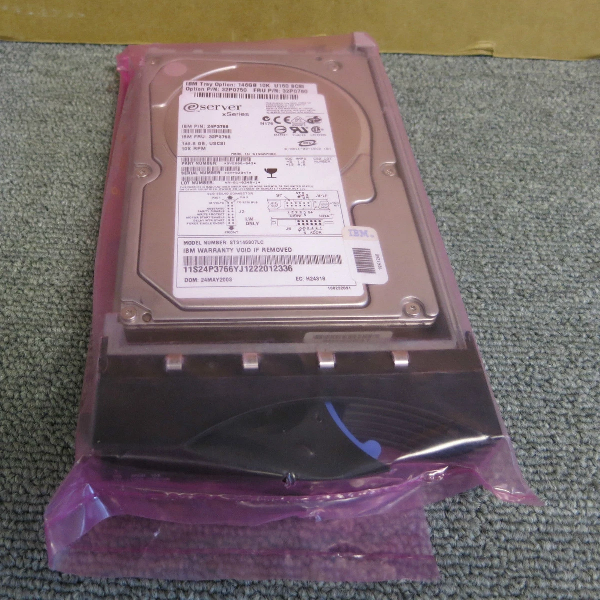 42R4130 IBM 3.5 Lff Sas/Sata Hard Drive Caddy For Ibm Xseries