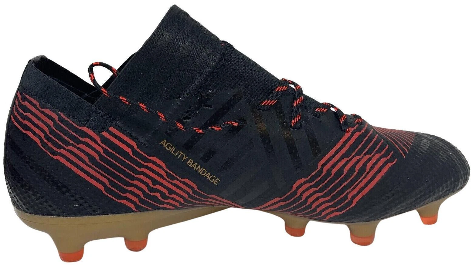 【新品】 Nemesis 17.1 AG 28.5 (US10.5,UK10) adidas Nemeziz 17+ FG Black Solar Red for Sale | Authenticity