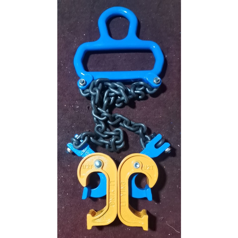 T Vertical Drum Clamp Barrel Lift for Warehouse Chain Drum Lifter Steel