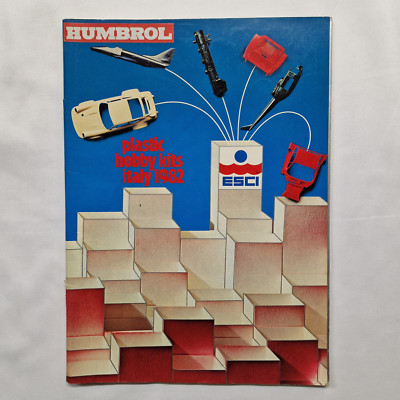 HUMBROL - plastic hobby kits italy 1982 - ESCI Hauptkatalog - gebraucht