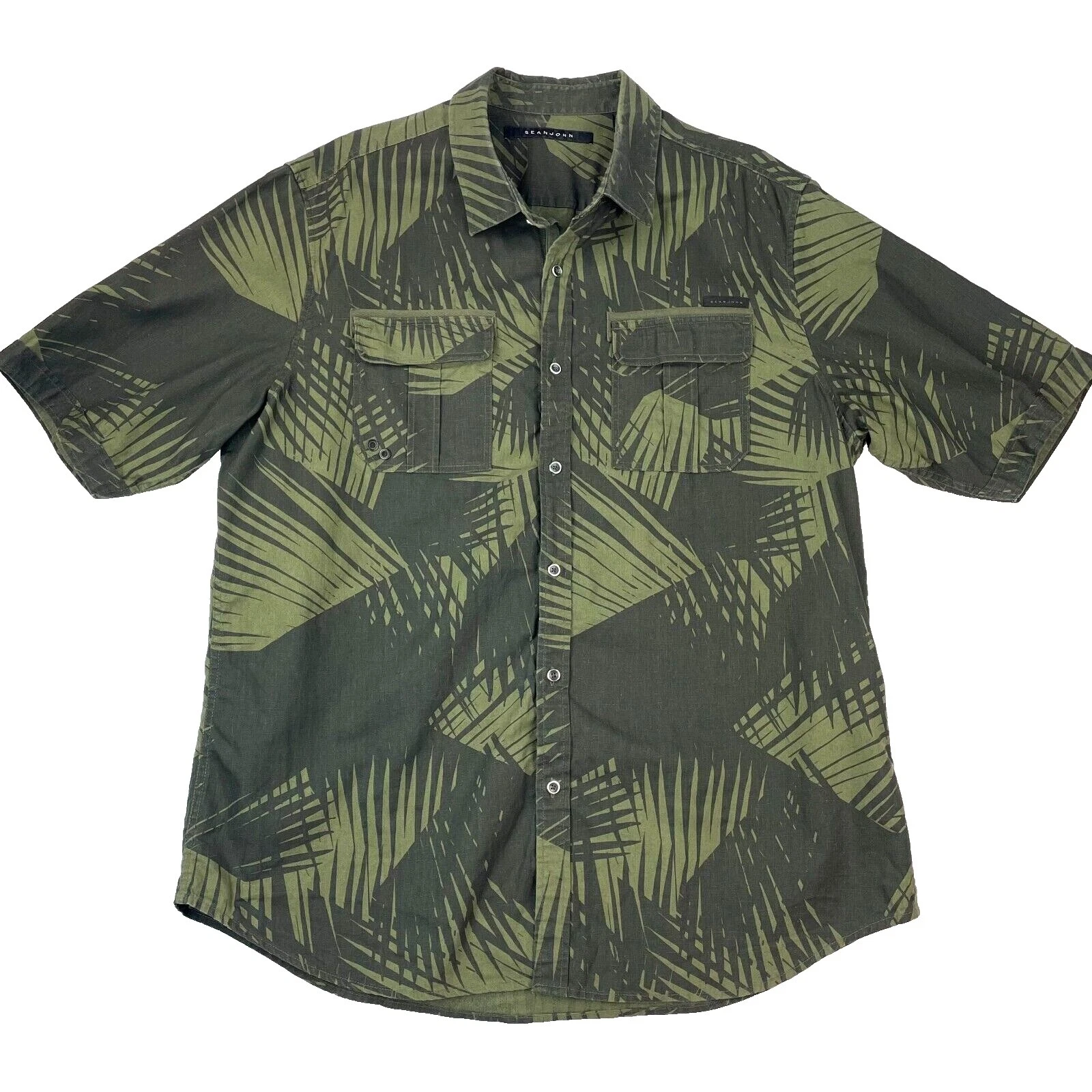 Camisas para hombre Sean John informales florales con botones