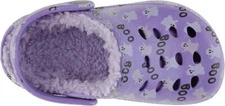 Capelli New York Girls Glow in Dark Clog with Faux Berber Lining Boo Purple 8/9