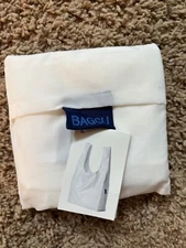 NEW BAGGU Reusable Shopping Bag ~ White ~ Support Health Care