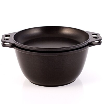 PRESALE3.2qt Kukmara Cooking Pot Non-Stick Aluminum Kazan Stockpot w/Lid Skillet