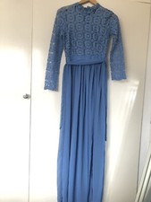 blue maxi dress