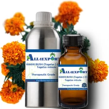 PURE KAKHI BUSH (Tagetes) ESSENTIAL OIL Tagetas minula NATURAL HERBAL AROMA