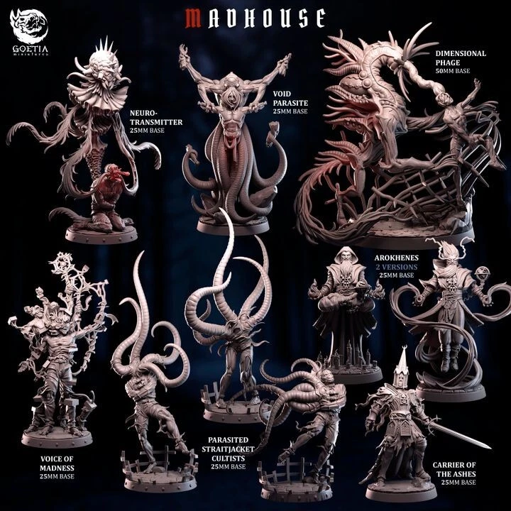Goetia Miniatures - Madhouse Collection