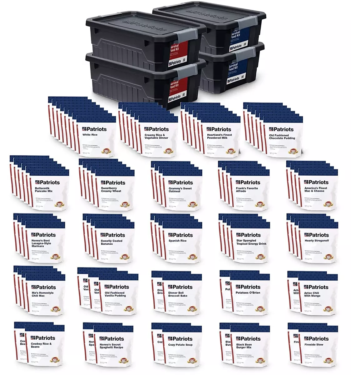 4 patriots survival food deals
