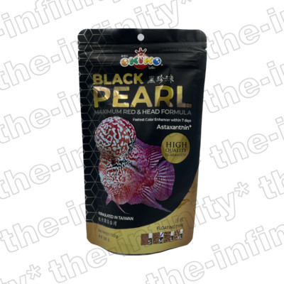 OKIKO BLACK PEARL  MAXIMUM RED HEAD FORMULA FISH FOOD FASTEST COLOR ENHANCER