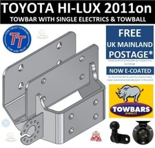 Towbar Toyota HiLux hi Lux 4WD Pick Up 2011-2016 3500kg Rated Flange TT9 Hi-Lux