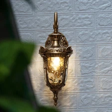 Rustic Bronze Outdoor Wall Light Sconce  Exterior Light Fixtures New