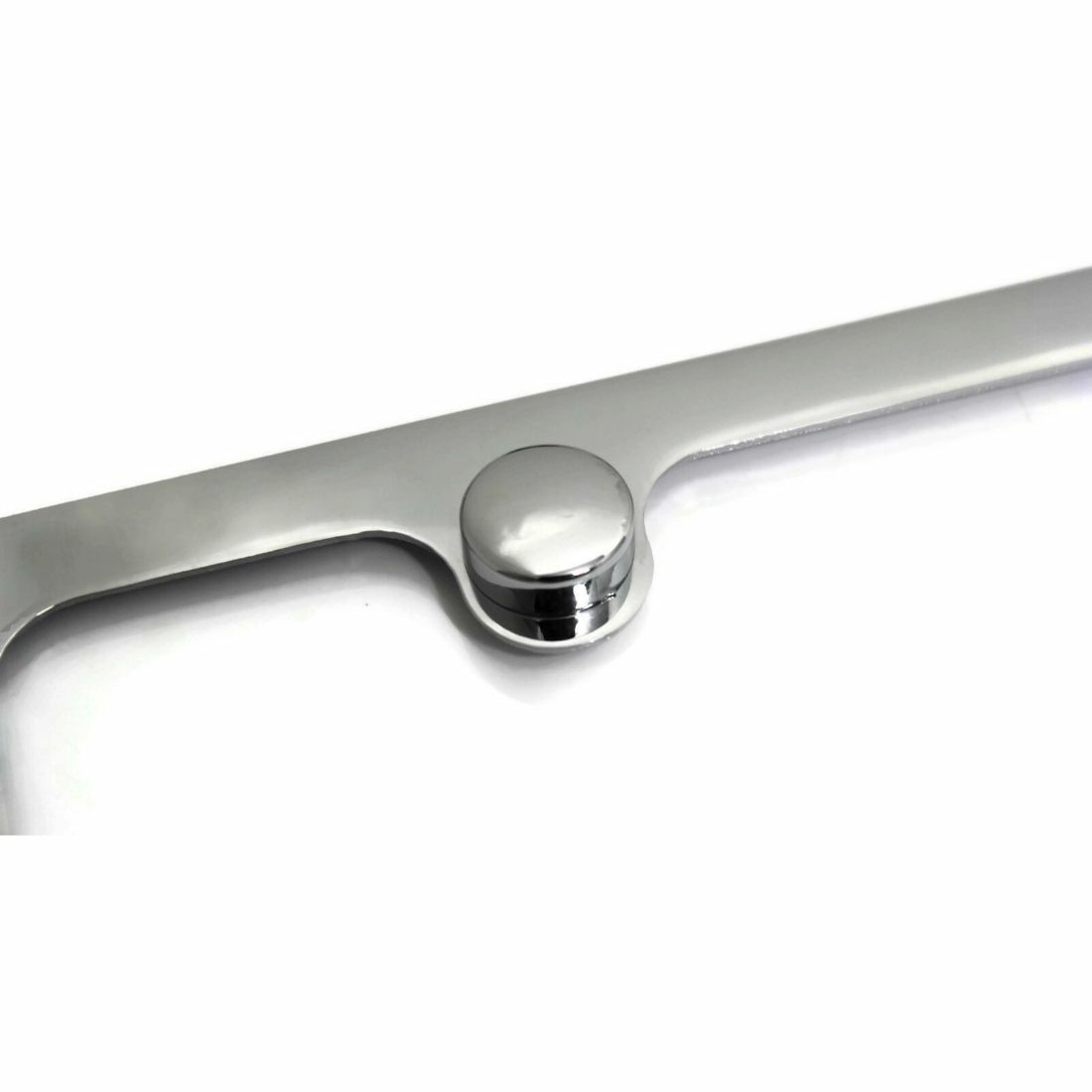 Jeep Rubicon License Plate Frame Number Tag Rotary Engraved Chrome