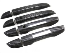 Carbon Fiber Style Door Handle Cover Trim for 2016-2021 Honda Civic Accessories