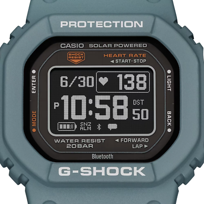 Casio G-SHOCK DW-H5600-2JR Bluetooth Solar Men Watch Heart Rate