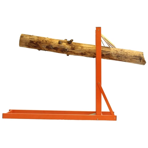 Steel Log Sawhorse Folding Portable Heavy Duty Chainsaw Workbench w/Safety Lock - Picture 6 of 14