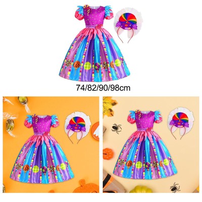 Süßigkeiten-Kleid für Mädchen, Prinzessinnen-Verkleidung für den