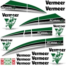 Decal Kit fits Vermeer BC1800XL Brush Chipper Sticker Wrap BC 1800 XL 7yr Vinyl