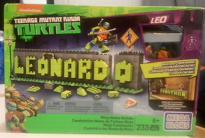 Mega Bloks TMNT Leonardo Set   Teenage Mutant Ninja Turtles   Sealed   Rare Find