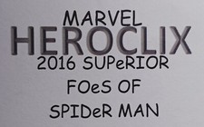 HEROCLIX SUPERIOR FOES OF SPIDER MAN Baron Zemo 051 LOT X 2 (VARIANT & REG)