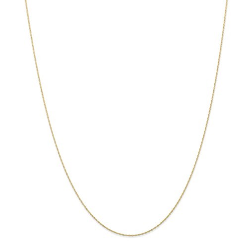 Rose Gold Cable Rope Chain Necklace 18 