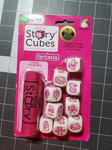 New Rory’s Story Cubes - Fantasia - 9 Cubes, 54 Images w/ Storage Bag - Picture 2 of 7