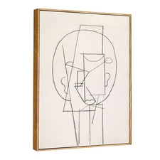 Framed Canvas Print Head 1913 by Pablo Picasso Giclee Print Wall Art 24"x32"